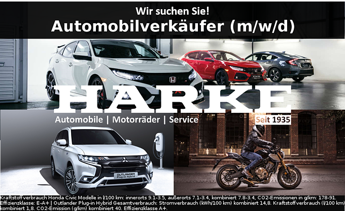 Automobilverkäufer (m/w/d) Neu- und Gebrauchtwagen Automobilverkäufer (m/w/d) Neu- und Gebrauchtwagen